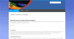 Desktop Screenshot of elyssacorp.com